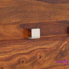 vidaXL Appendiabiti in Legno Massello di Sheesham 118x40 cm