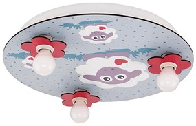 Eglo 97705 - Plafoniera per bambini LALELU 3xE14/40W/230V