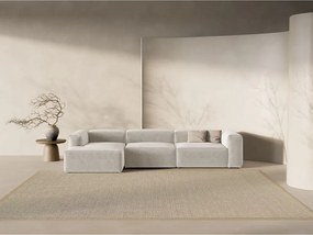 Divano angolare beige (con penisola a sinistra/con chaise lounge) Bergamo – Cosmopolitan Design
