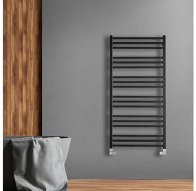 P.M.H. AV4B - Scala asciugamani da bagno AVENTO, 567 W, 121 cm, nero