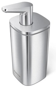 Dispenser di sapone in acciaio inox argento 295 ml - simplehuman