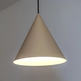 Lampadario a sospensione ETNA II 1xE27/15W/230V Ø 25 cm beige