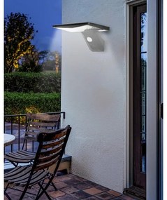 Immax 08482L-Applique a LED solare con sensore LED/2,6W/5,5V IP65 nero