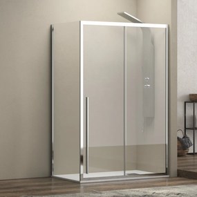Box doccia 80x150 vetro 8mm anticalcare altezza h200 | KEL4000 - KAMALU