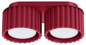 Sollux SL.1823 - Faretto AURA 2xGX53/10W/230V rosso