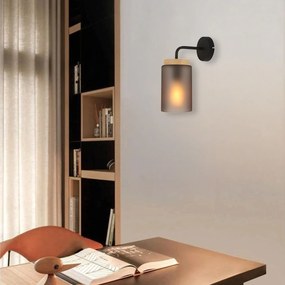 Lampada da parete APP1814-1W Frosted Grey