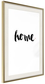 Poster  Your Own Place  Cornice Quadri Cornice d'oro con passe-partout, Larghezza x Altezza Home decor 30x45