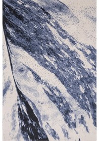 Tappeto in lana blu 133x180 cm Albo - Agnella