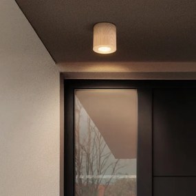 Brilagi -Luce Spot da bagno MIA 1xGU10/30W/230V 84x80 mm decorazioni in rovere IP44