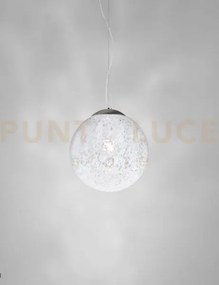 Rina sospensione 25 bianco murrina nickel nero satinato 1 luce atta...