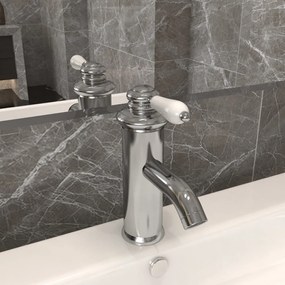 Rubinetto Per Lavabo Del Bagno Argento 130x180 Mm /