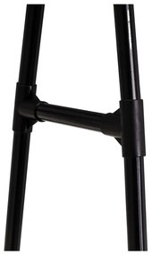 Stand appendiabiti nero in metallo su ruote 84x43x156 cm – Casa Selección