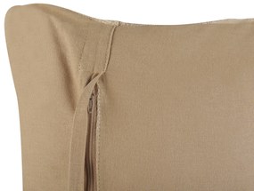 Cuscino iuta beige 30 x 70 cm LUINA Beliani