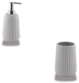 Set 2 Accessori D'Appoggio Gedy "Marika" Grigio
