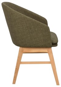 Set di sedie da pranzo verde in imbottito 2 pz Windham – Rowico