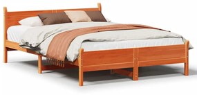 Letto senza materasso marrone cera 120x200 cm in legno di pino