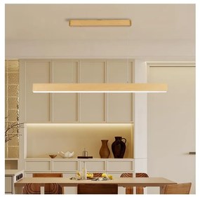Brilagi - Lampada a sospensione su cavo LED SLEEKLINE LED/40W/230V 3000/4500/6000K effetto rovere