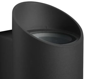 Nordlux - Applique da esterno NICO 2xGU10/35W/230V IP54 nero