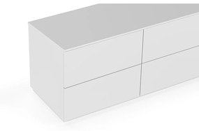 Cassettiera bassa bianca 120x54 cm Join - TemaHome