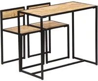 Set per Sala da Pranzo 3 pz in Legno Massello di Mango 247583