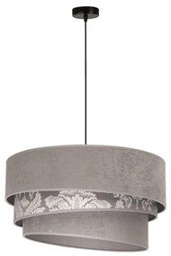 Duolla - Lampadario a sospensione con filo TRIO 1xE27/40W/230V grigio