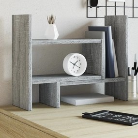 Organizer Scrivania Grigio Sonoma 38,5x17x39 Legno Multistrato /