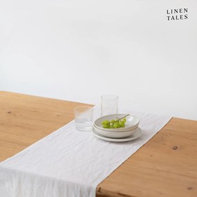 Runner da tavola in lino 40x150 cm White - Linen Tales