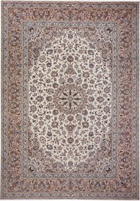 Kashan Tappeto persiano 250 x 350 Beige (Iran) Annodato A Mano