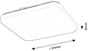 Rabalux 75015-Plafoniera LED con sensore VENDEL LED/24W/230V 4000K 37x37cm