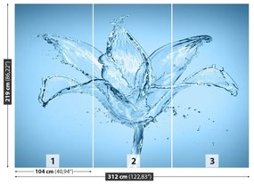 Carta da parati Fiore d'acqua 104x70 cm