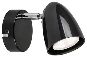 Rabalux 73015 - Faretto da parete PERICO 1xGU10/5W/230V nero