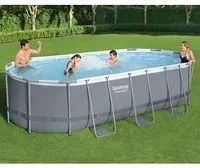 Bestway Piscina Fuori Terra Ovale Power Steel 549x274x122 cm cod 8756