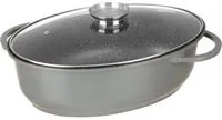 Rostiera ovale 42x28 cm con coperchio I Giganti