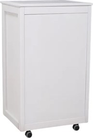 Carrello Cassettiera Giada con piano mattonelle in ceramica BIANCO