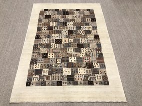 Loribaft Tappeto persiano 140x200 Grigio (Iran) Annodato A Mano