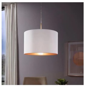 Eglo 78695 - Lampadario a cavo PASTERI 1xE27/60W/230V bianco