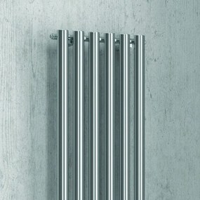 Kamalu - radiatore termoarredo 420x1800mm con 6 tubi verticali modello kam-369