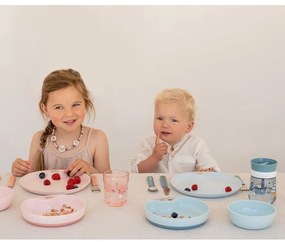 Posate per bambini in acciaio inox verde chiaro e argento 3 pz. Little farm - Mepal