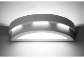 Applique HELIOS 1xE27/60W/230V bianco