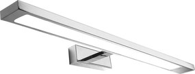Illuminazione LED per specchio da bagno KLIMT, 12 W, 230 V, 3000/4000/6000 K selezionabili, 60 cm, IP44, finitura cromo lucido