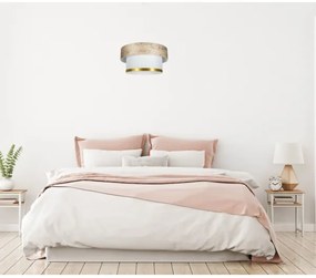 Lampadario a sospensione con filo RESSA 1xE27/60W/230V oro