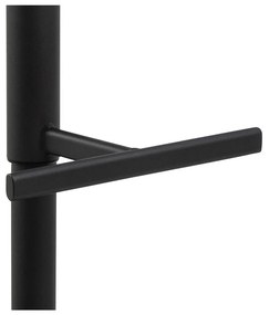 Sgabello da bar nero/beige con altezza regolabile (altezza della seduta 65 cm) Adisa – Actona