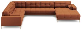 Divano angolare color mattone (angolo sinistro) Bali - Cosmopolitan Design