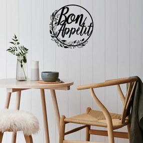 Decorazione murale in metallo Bon Appetit - Wallity