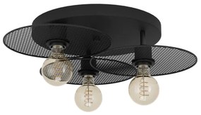 Eglo 43728 - Plafoniera IKESTON 3xE27/40W/230V