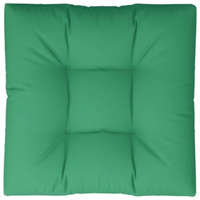 Cuscino per Pallet Verde 70x70x12 cm in Tessuto