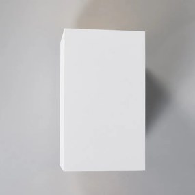 Applique da parete moderna bianca quadrata 2 luci - Sandy
