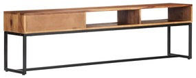 Mobile porta tv 160x30x45 cm in legno massello di sheesham