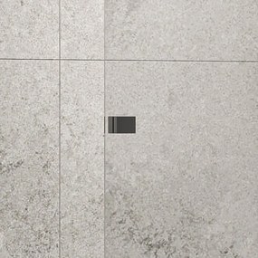 Kamalu - Box doccia walk in scorrevole 120 cm finitura cromo | KNM4000W-C