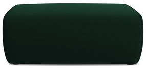 Poggiapiedi verde con rivestimento in velluto Kapua – Makamii